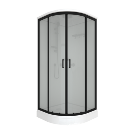 Душевая кабина Triton Прайм-Блэк-Вельвет А 90х90 низкий поддон